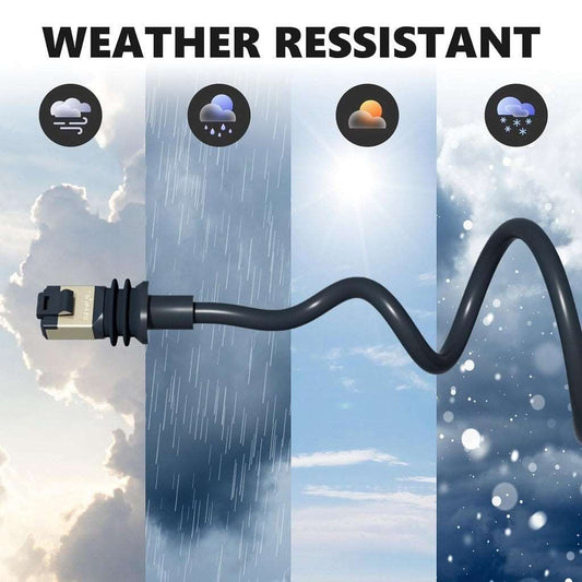 Official replacement cable for Starlink Gen 3 (V3) Standard Dish. This 25M/82FT, waterproof, outdoor-rated cable ensures a reliable connection.