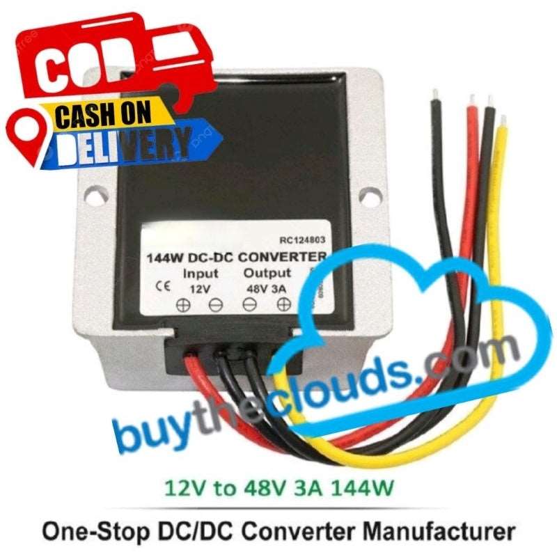 Starlink Converter 12v to 48v 3A DC Converter Power Supply - Accepts COD