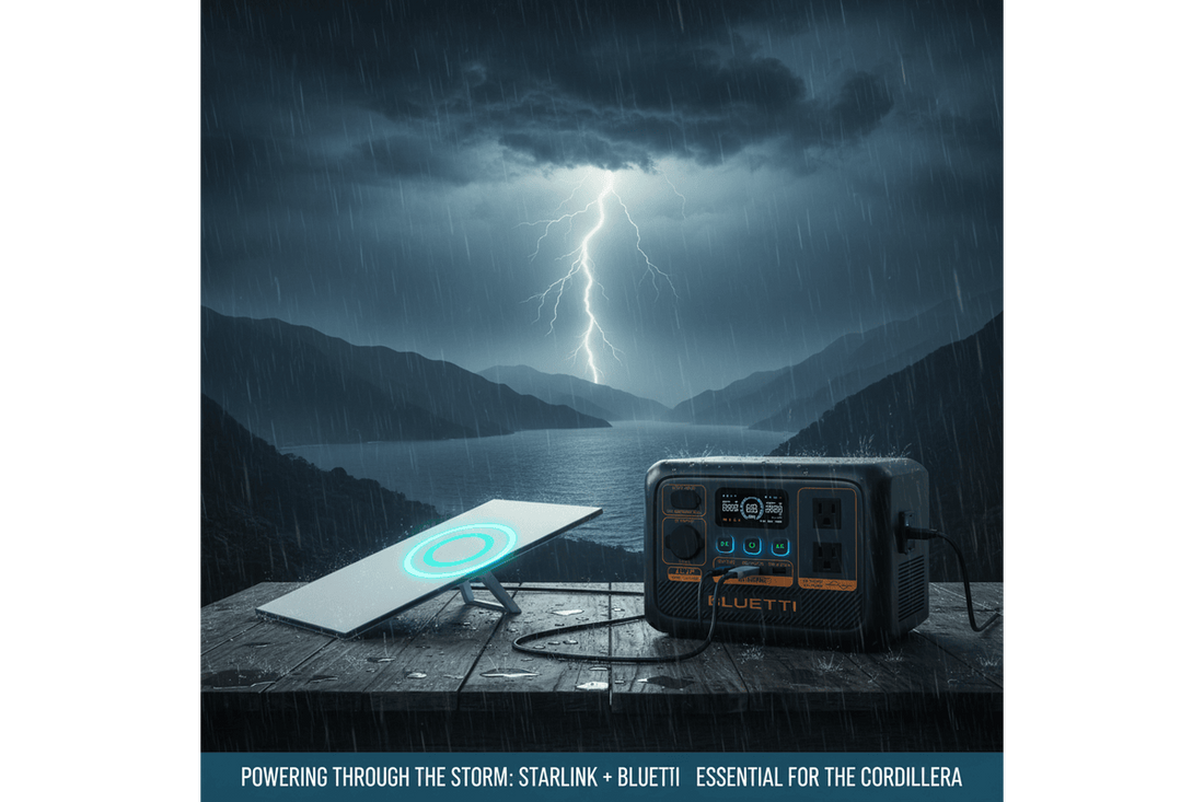 The Cordillera Lifeline: Essential Starlink & BLUETTI Power for Typhoon Season.