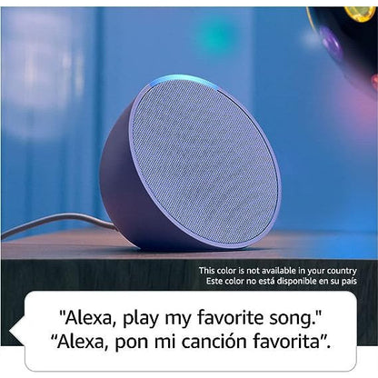 Bring the power of Alexa to any room with the Amazon Echo Pop Smart Speaker. Stream music, manage your day, and command your HomeConnect devices
