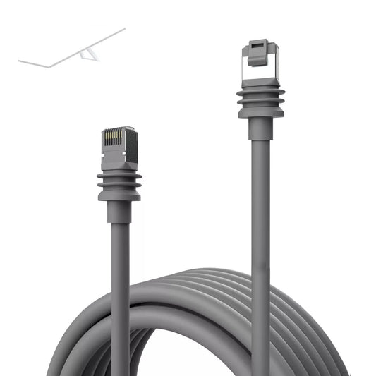 Official replacement cable for Starlink Gen 3 (V3) Standard Dish. This 25M/82FT, waterproof, outdoor-rated cable ensures a reliable connection.