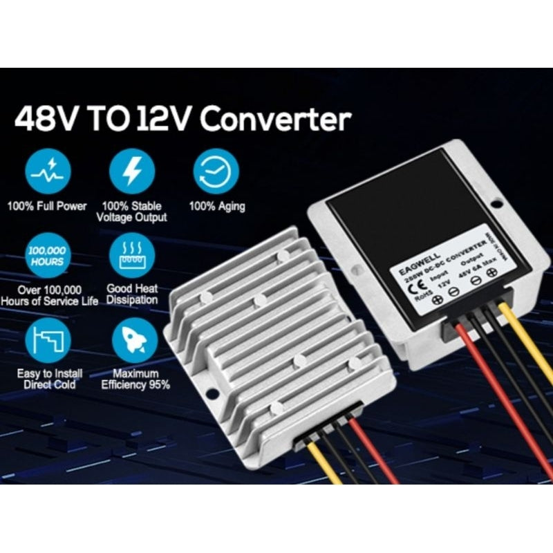 Starlink DC Power Solution! This 12V to 48V, 3A Converter is essential for RV & solar setups. Get stable and efficient power for your V2 Starlink Dish.