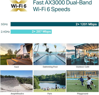 TP-Link EAP650 Outdoor: Omada WiFi 6 AX3000 Gigabit Access Point