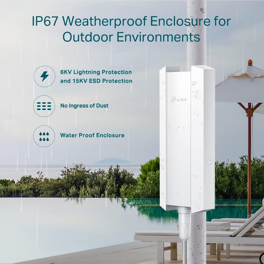 TP-Link EAP650 Outdoor: Omada WiFi 6 AX3000 Gigabit Access Point