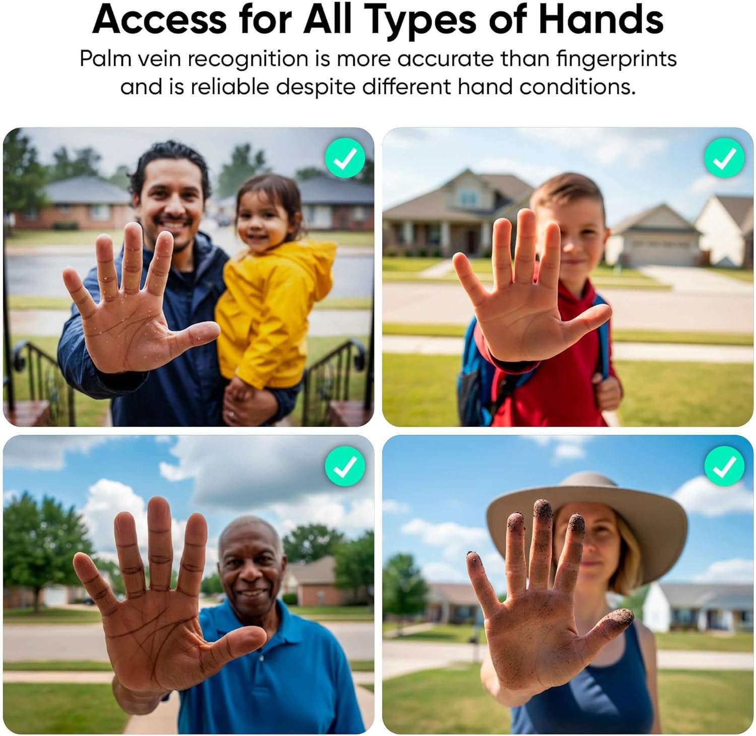 Wyze Palm Lock Smart Door Lock with Palm Vein Recognition