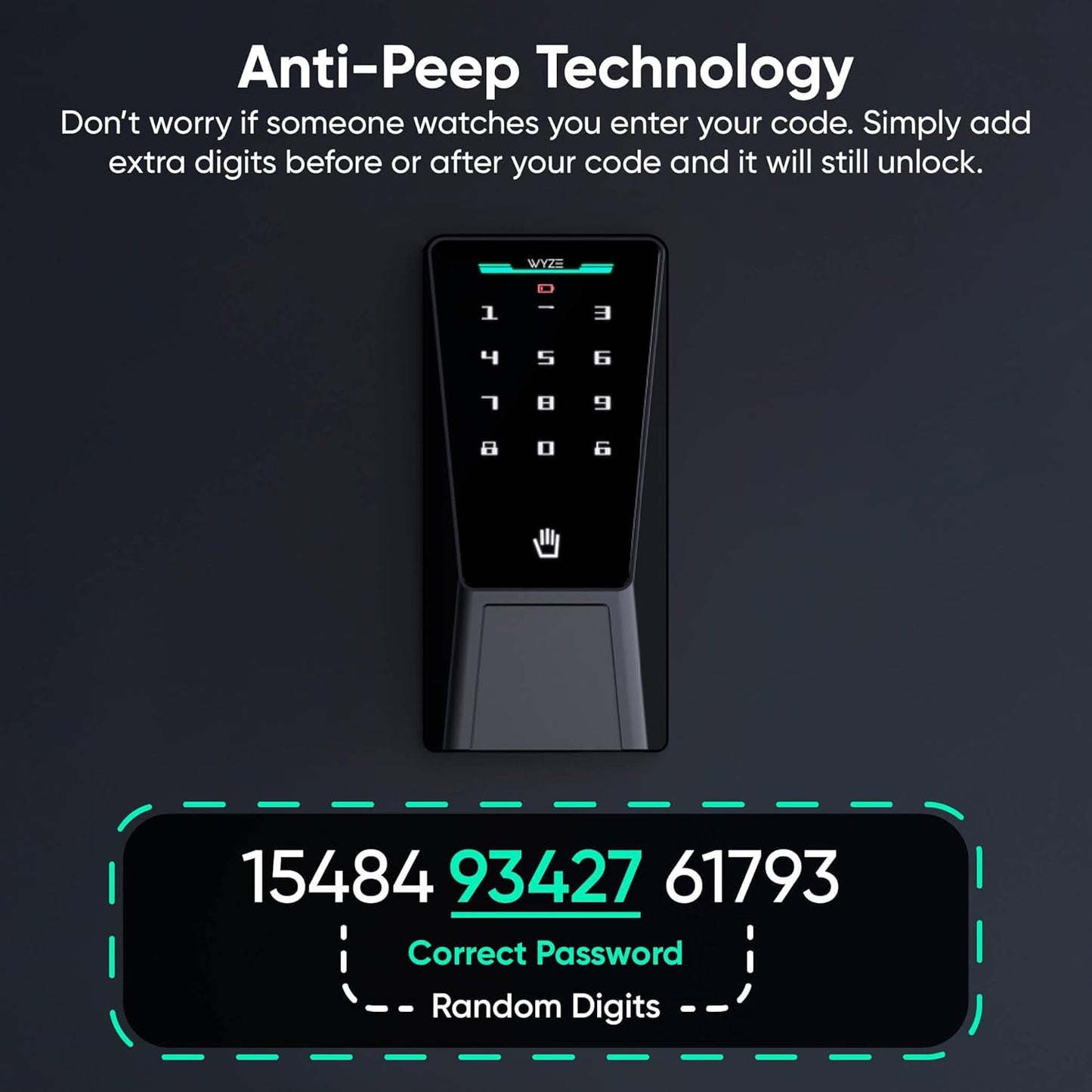 Wyze Palm Lock: Smart Door Lock w/ Palm Vein Recognition