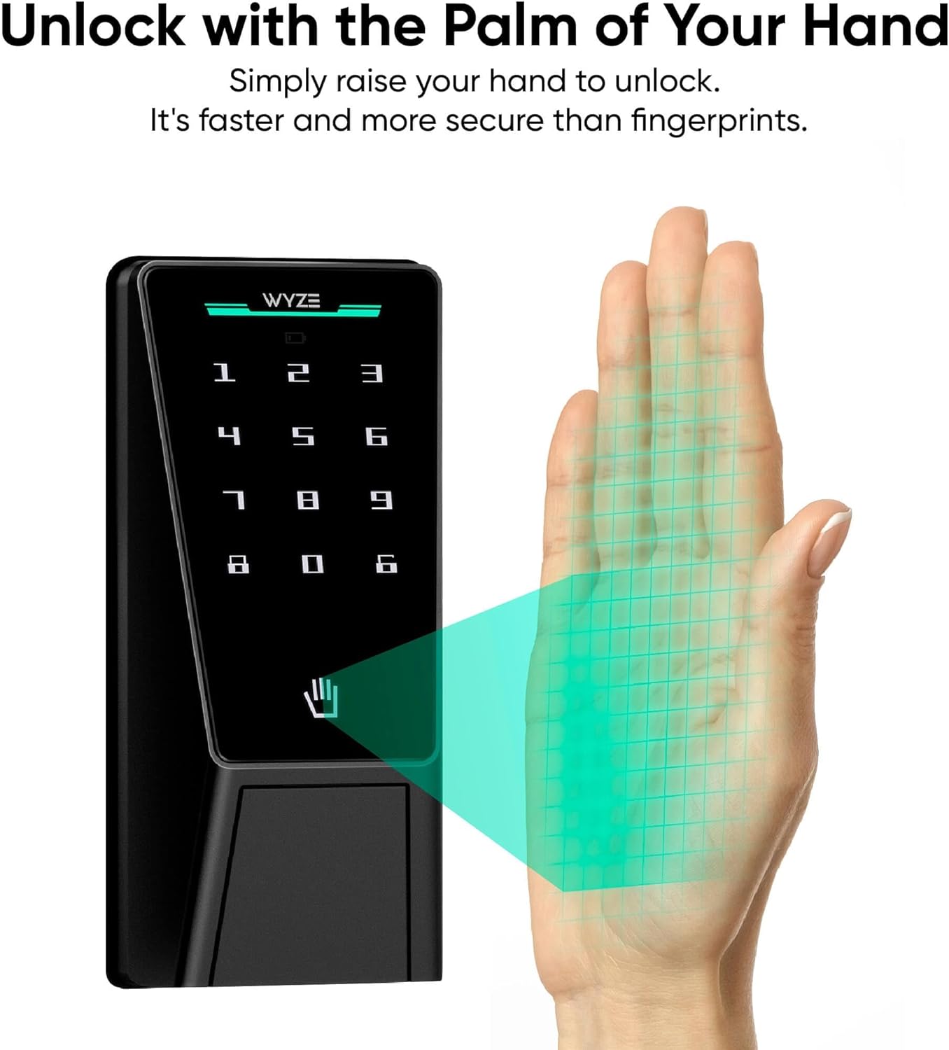 Wyze Palm Lock: Smart Door Lock w/ Palm Vein Recognition
