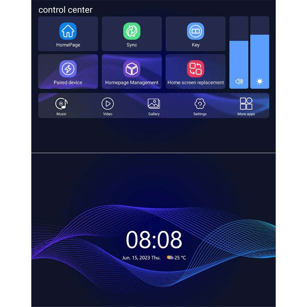 HomeConnect Smart Control Panel PH: Centralize your smart home with our 6/8/10-inch LCD Touch Screen. Built-in Zigbee Hub, Voice Assistant, and Tuya WiFi for automation and scene control.