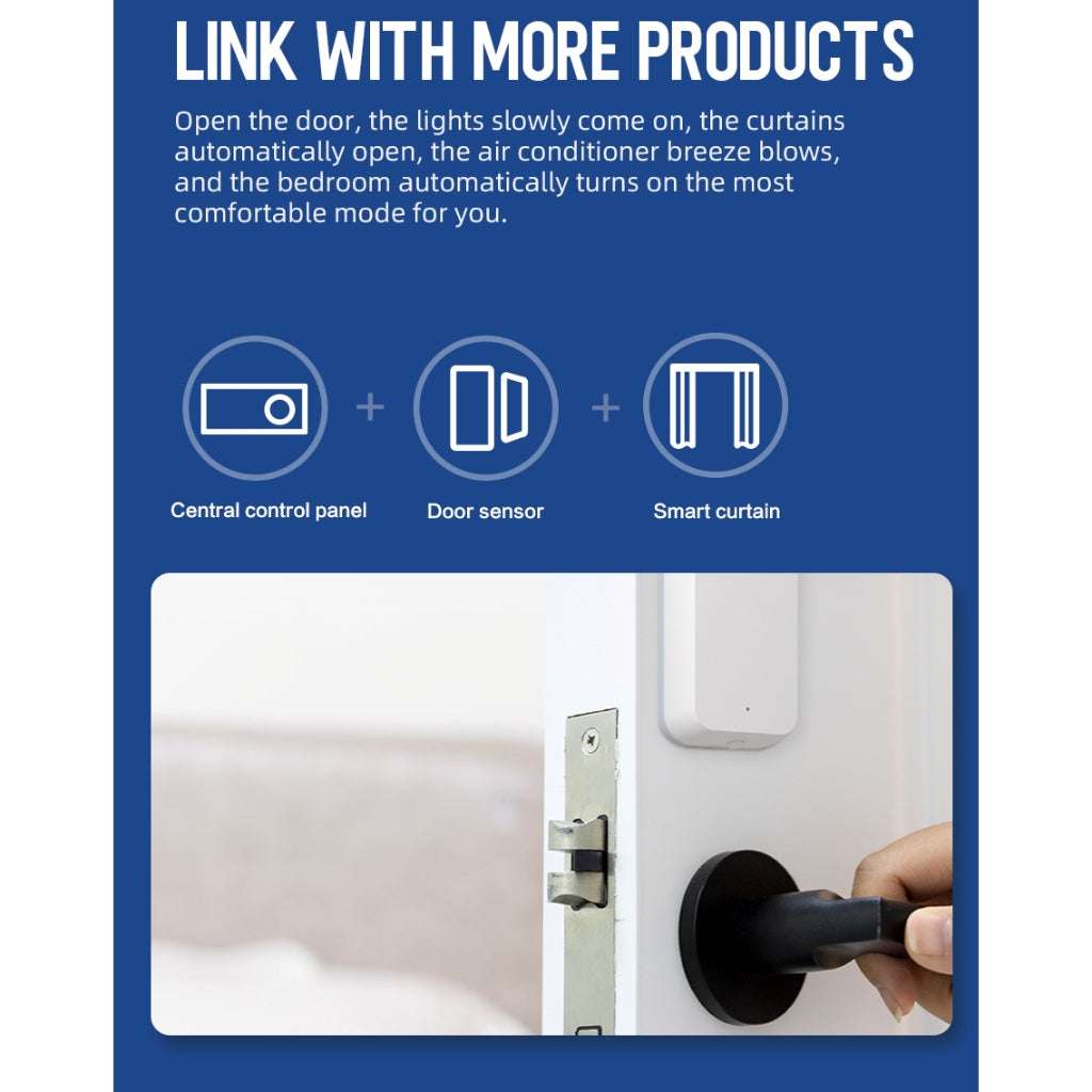 HomeConnect Smart Control Panel PH: Centralize your smart home with our 6/8/10-inch LCD Touch Screen. Built-in Zigbee Hub, Voice Assistant, and Tuya WiFi for automation and scene control.