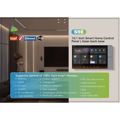 HomeConnect Smart Control Panel PH: Centralize your smart home with our 6/8/10-inch LCD Touch Screen. Built-in Zigbee Hub, Voice Assistant, and Tuya WiFi for automation and scene control.