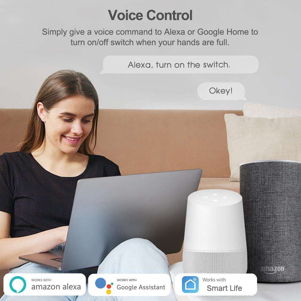 HomeConnect Smart Switch PH: Control your lights and curtains with one 4-in-1 WiFi Touch Panel. Seamlessly integrates with Alexa and Google Home voice control for smarter living in the Philippines. 