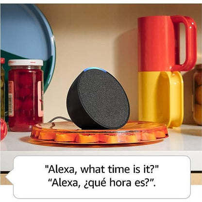 Bring the power of Alexa to any room with the Amazon Echo Pop Smart Speaker. Stream music, manage your day, and command your HomeConnect devices