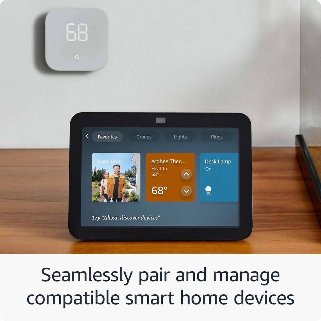 Echo Show 8 - 3rd Gen Smart Home Hub - Voice Assistant