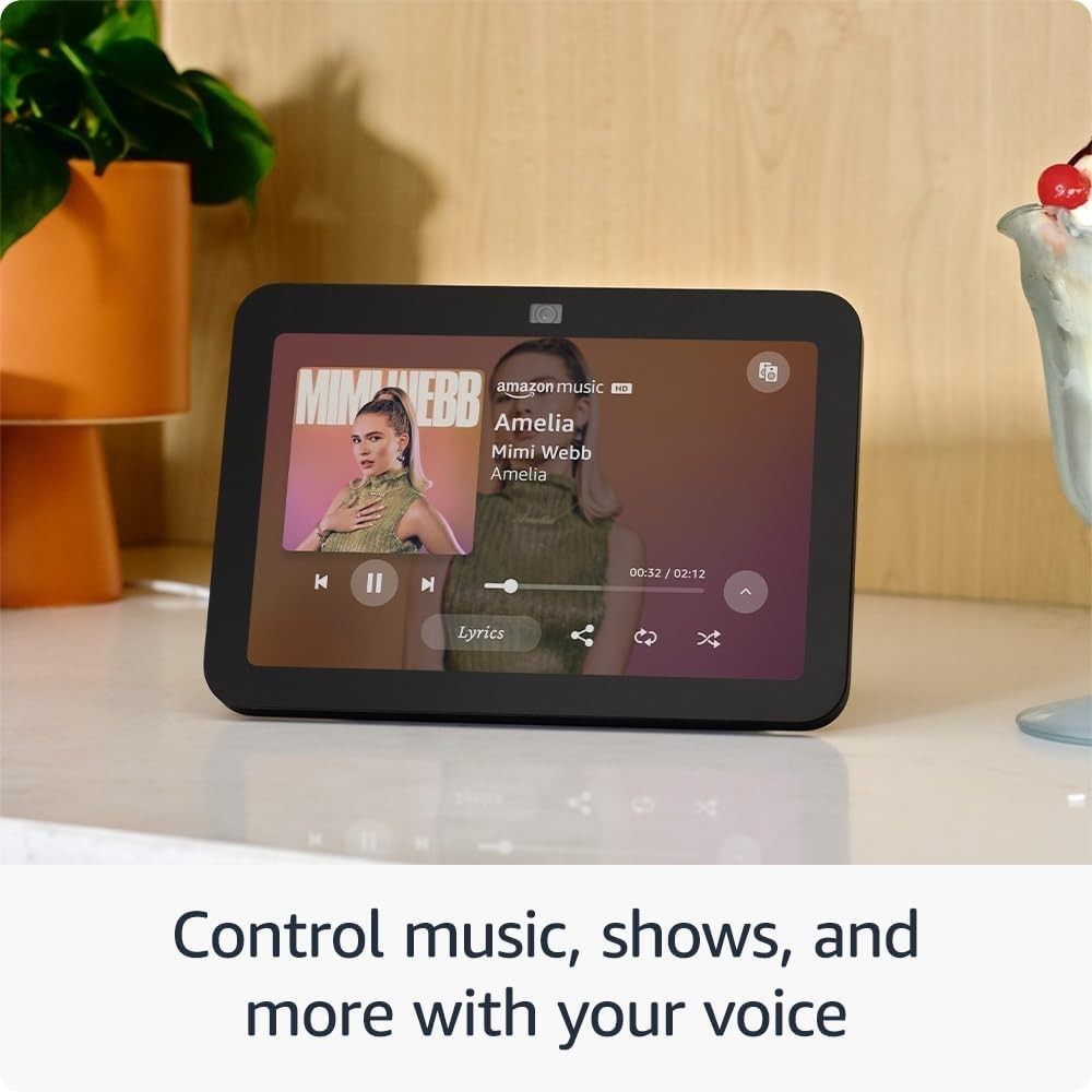 Get the Echo Show 8 (3rd Gen) from HomeConnect. This Smart Home Hub features a vibrant display and acts as your Voice Assistant for video calls, music, and control.