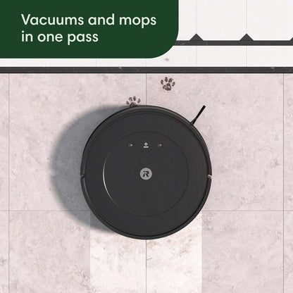 Simplify cleanup with the Roomba Combo! Enjoy powerful vacuuming, effective mopping, and effortless cleaning driven by Smart Navigation and simple Alexa voice commands.