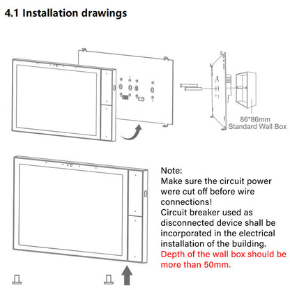 HomeConnect Smart Control Panel PH: Centralize your smart home with our 6/8/10-inch LCD Touch Screen. Built-in Zigbee Hub, Voice Assistant, and Tuya WiFi for automation and scene control.