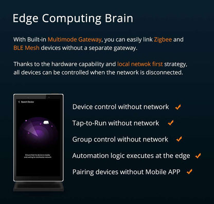 HomeConnect Smart Panel PH | 5in Touch Screen Control with Alexa Voice & Tuya Zigbee Hub