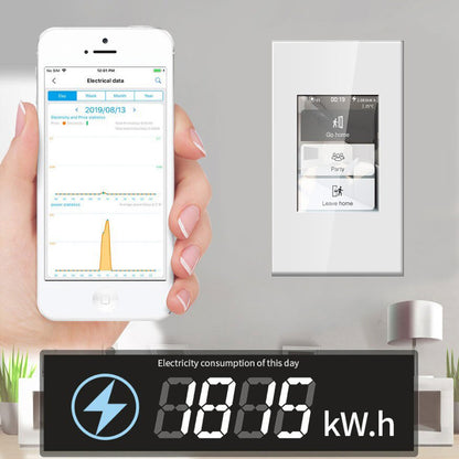 HomeConnect Smart Switch PH: Control your lights and curtains with one 4-in-1 WiFi Touch Panel. Seamlessly integrates with Alexa and Google Home voice control for smarter living in the Philippines.