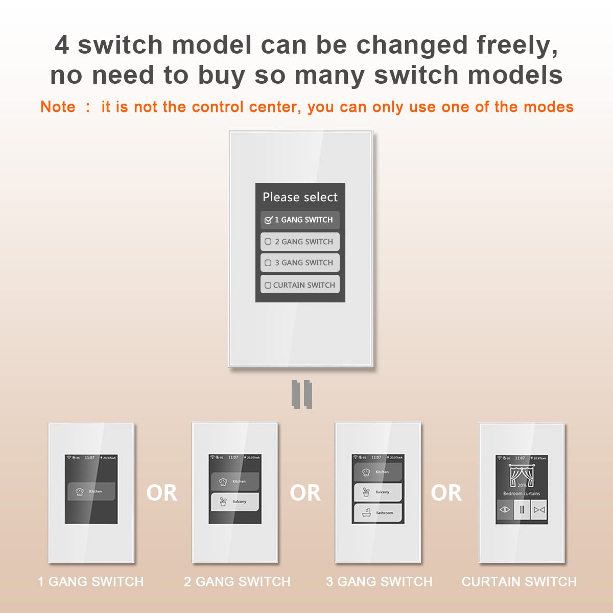 HomeConnect Smart Switch PH: Control your lights and curtains with one 4-in-1 WiFi Touch Panel. Seamlessly integrates with Alexa and Google Home voice control for smarter living in the Philippines. 