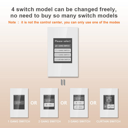 HomeConnect Smart Switch PH: Control your lights and curtains with one 4-in-1 WiFi Touch Panel. Seamlessly integrates with Alexa and Google Home voice control for smarter living in the Philippines. 
