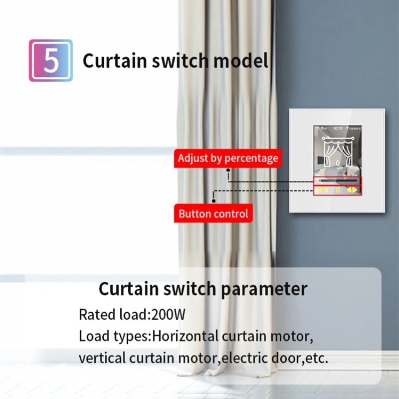 HomeConnect Smart Switch PH: Control your lights and curtains with one 4-in-1 WiFi Touch Panel. Seamlessly integrates with Alexa and Google Home voice control for smarter living in the Philippines. 