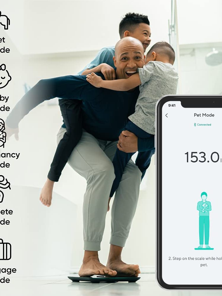 Track your health beyond weight with the WYZE Smart Scale X. This digital bathroom scale measures BMI, Body Fat, Water, Muscle Mass, and more—all in one place.