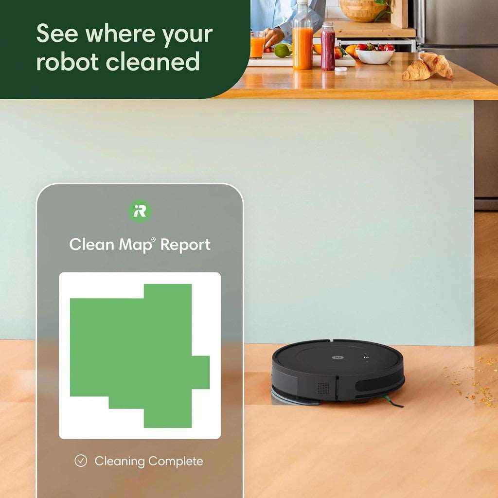 Simplify cleanup with the Roomba Combo! Enjoy powerful vacuuming, effective mopping, and effortless cleaning driven by Smart Navigation and simple Alexa voice commands.
