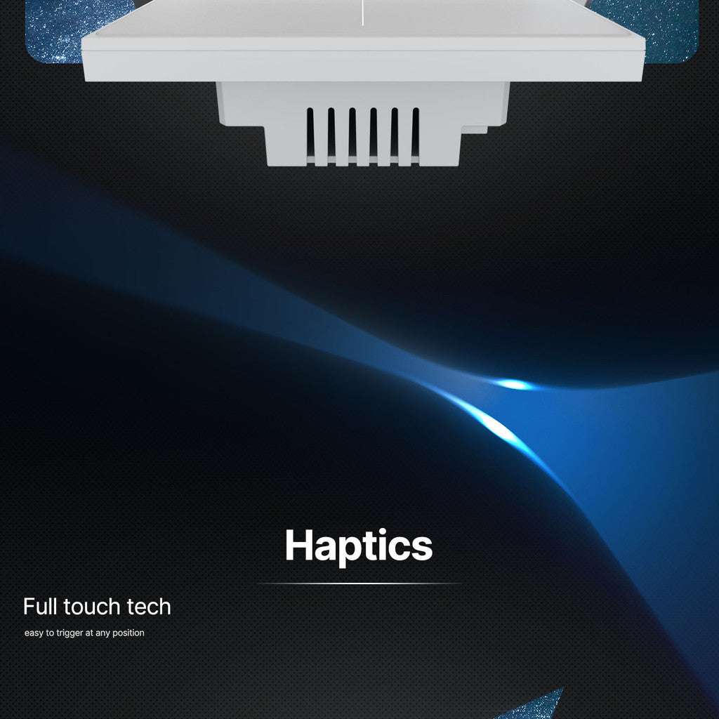 HomeConnect Smart Wall Switches: Upgrade to sleek, glass-design smart lighting. Control your lights with touch, app, or voice. Note: Neutral wiring is required for installation. Discover smarter lighting for your home. 