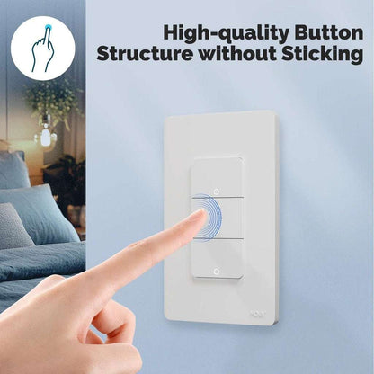HomeConnect Smart Wall Switch - No Neutral Wire Required