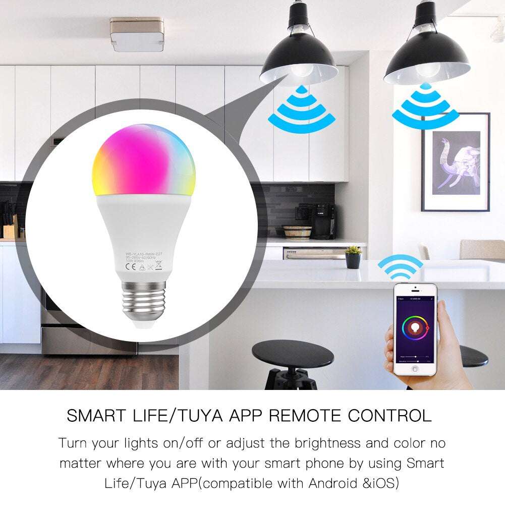 Smart LED Bulb Dimmable 10watts RGB