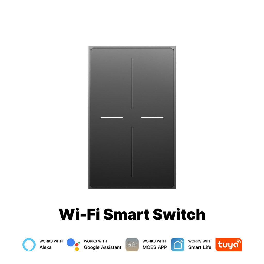 HomeConnect Smart Wall Switches: Upgrade to sleek, glass-design smart lighting. Control your lights with touch, app, or voice. Note: Neutral wiring is required for installation. Discover smarter lighting for your home. 