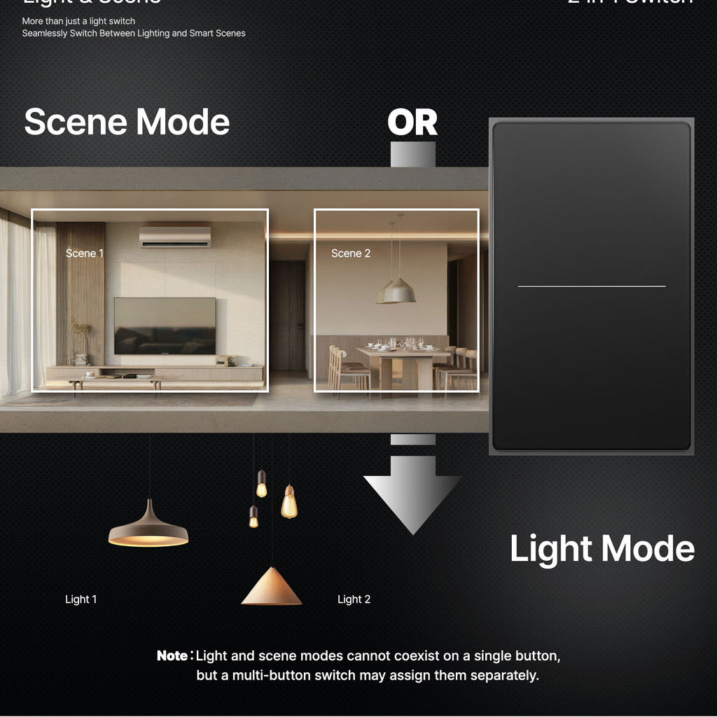 HomeConnect Smart Wall Switches: Upgrade to sleek, glass-design smart lighting. Control your lights with touch, app, or voice. Note: Neutral wiring is required for installation. Discover smarter lighting for your home. 