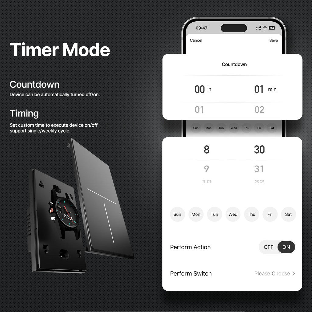 HomeConnect Smart Wall Switches: Upgrade to sleek, glass-design smart lighting. Control your lights with touch, app, or voice. Note: Neutral wiring is required for installation. Discover smarter lighting for your home. 