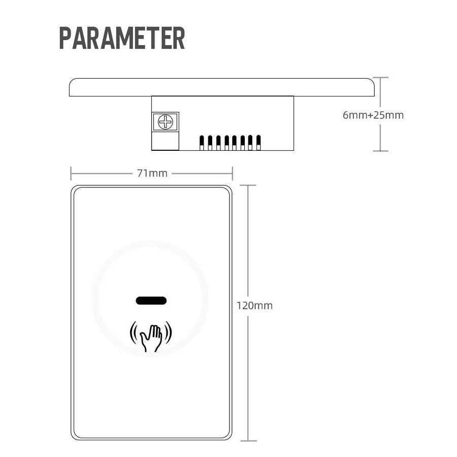HomeConnect PH: The innovative Non-Contact Hand Wave Light Switch with Touchless IR Sensor and Alexa Voice Control. Modern, hygienic smart lighting for the Philippines.