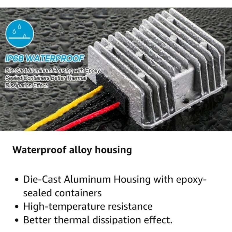 Starlink DC Power Solution! This 12V to 48V, 3A Converter is essential for RV & solar setups. Get stable and efficient power for your V2 Starlink Dish.