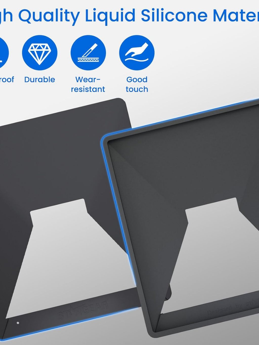 Protect your Starlink Mini on the go! This durable black silicone sleeve offers anti-bump and anti-drop defense, keeping your portable dish safe from damage.