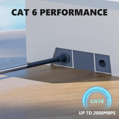 Official replacement cable for Starlink Gen 3 (V3) Standard Dish. This 25M/82FT, waterproof, outdoor-rated cable ensures a reliable connection.