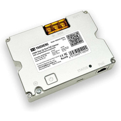 The Starlink Converter Kit (POE Injector + RJ45) is essential for advanced networking. Simplify integration and power your dish with custom infrastructure.