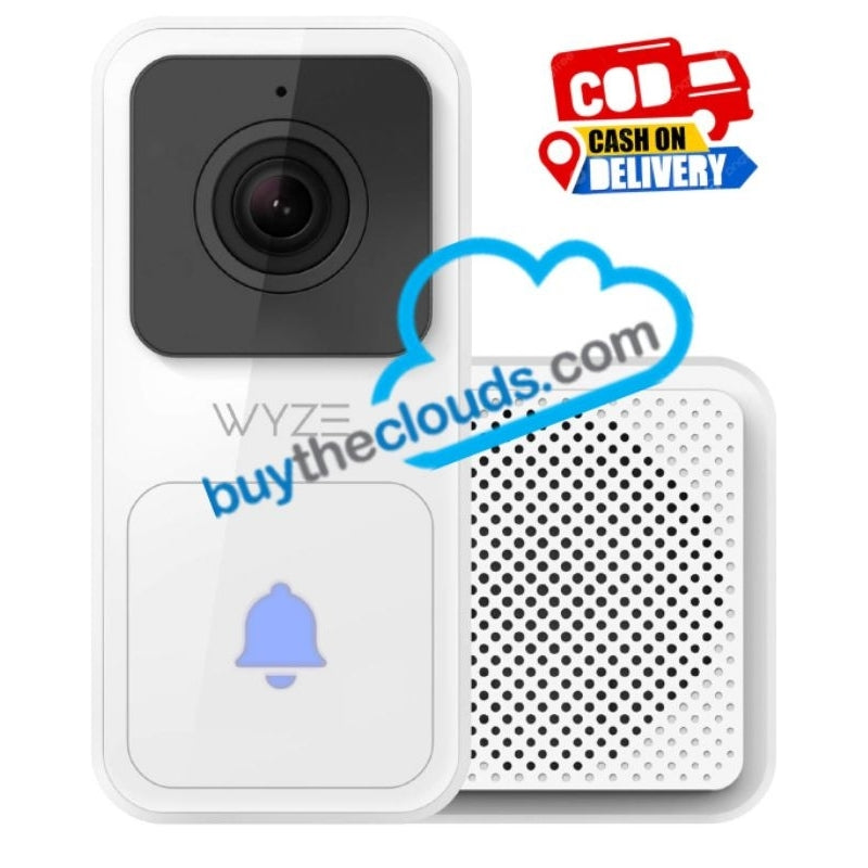 WYZE Video Doorbell 2K HD Video / Wired - FREE 32GB SD CARD