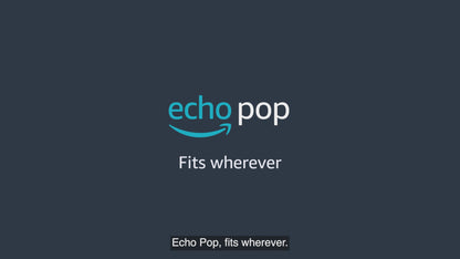 Amazon Echo Pop Compact Smart Speaker with Alexa