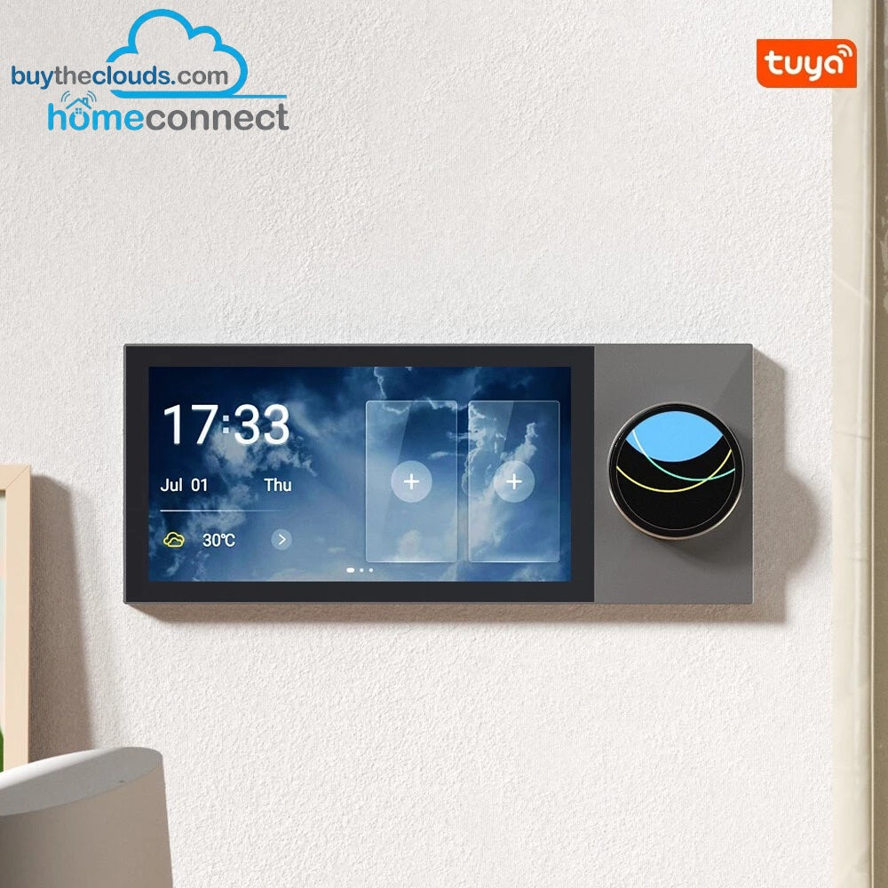 HomeConnect Smart Control Panel PH: Centralize your smart home with our 6/8/10-inch LCD Touch Screen. Built-in Zigbee Hub, Voice Assistant, and Tuya WiFi for automation and scene control.