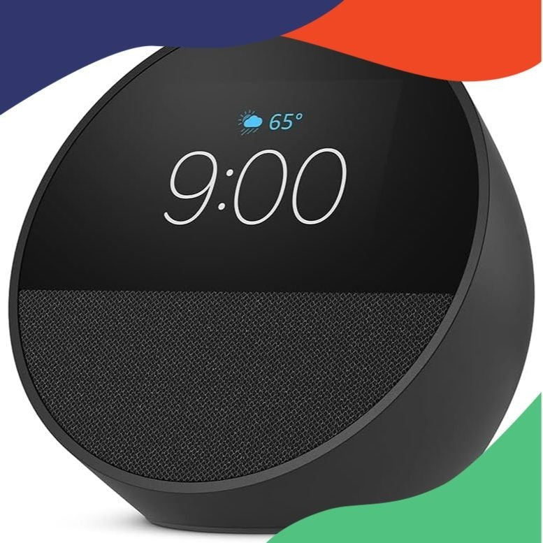 Amazon Echo Spot (2024) Smart Speaker with Alarm Clock