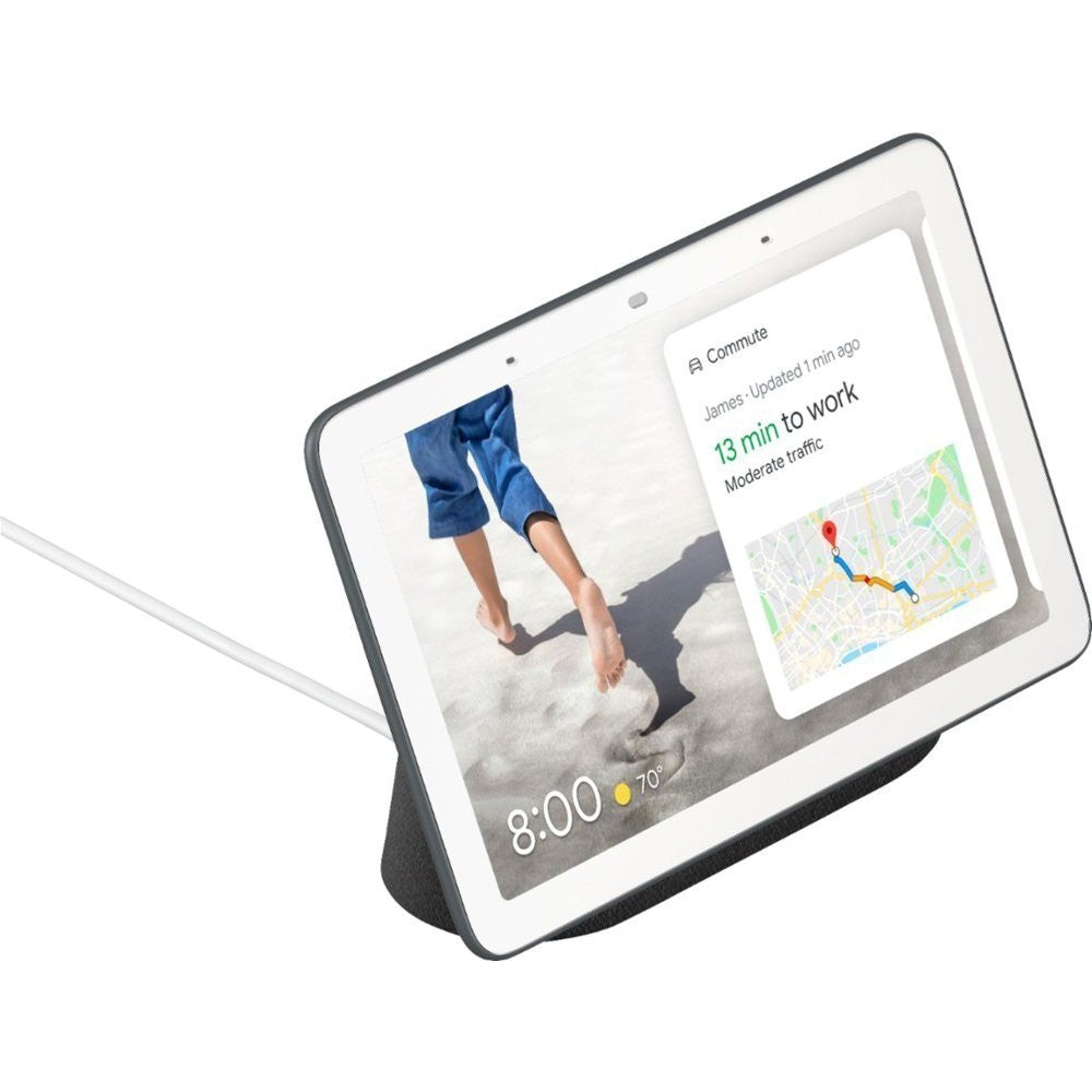 Google Nest Hub 7” Smart Display 2nd Generation with Google Assistant - Charcoal