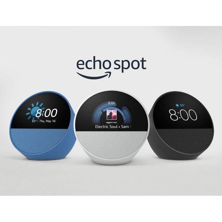 Amazon Echo Spot (2024) Smart Speaker with Alarm Clock