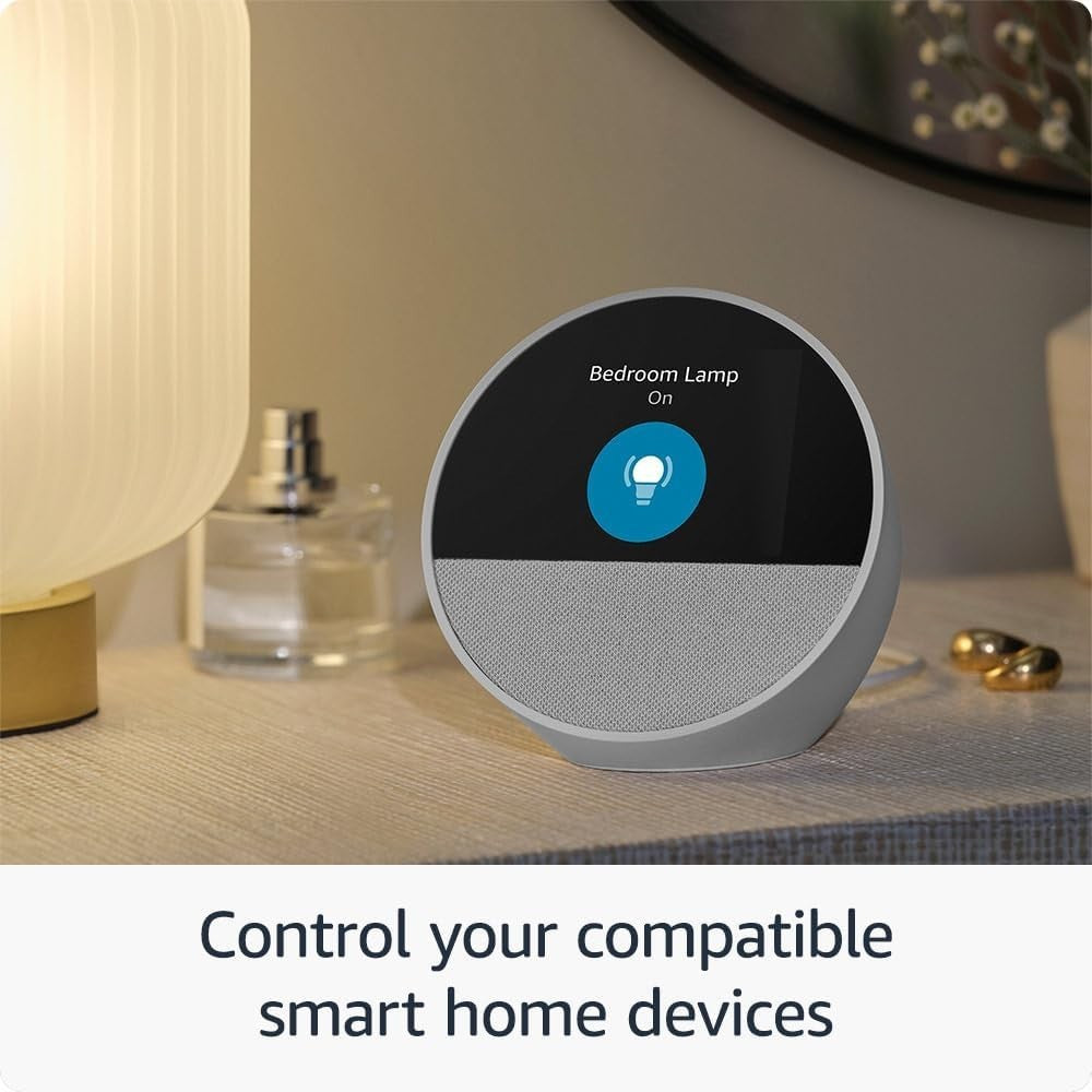 Amazon Echo Spot (2024) Smart Speaker with Alarm Clock