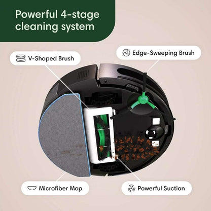 iRobot Roomba Combo Vacuum & Mop-Easy to use, Power-Lifting Suction, Smart Navigation, Alexa