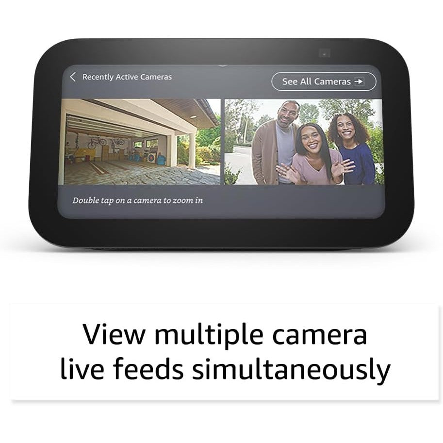 Amazon Echo Show 5 | Smart display with 2x the bass and clearer sound | Charcoal